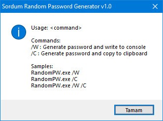 Sordum Random Password Generator(ǿ)
