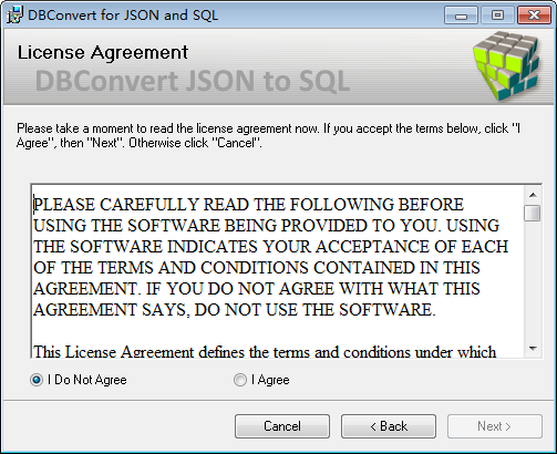 DBConvert for JSON and SQL(ݿļת)