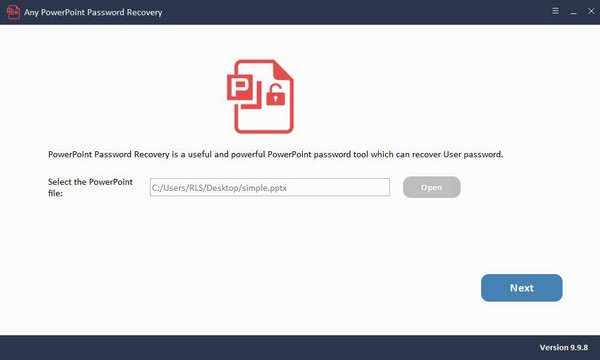 Any PowerPoint Password Recovery(ָ)