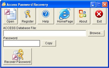 Access Password Recovery(ָ)