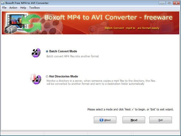 Boxoft free MP4 to AVI Converter( MP4תAVIת)