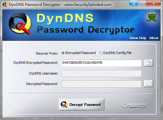 DynDNS(DynDNS Password Decryptor)