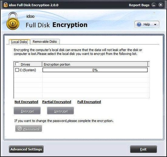 idoo Full Disk Encryption(Ӳ̼)