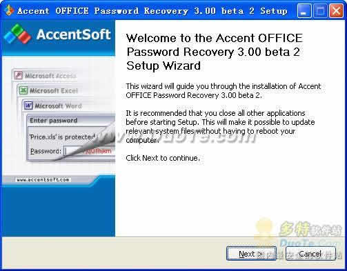 Accent Office Password Recovery