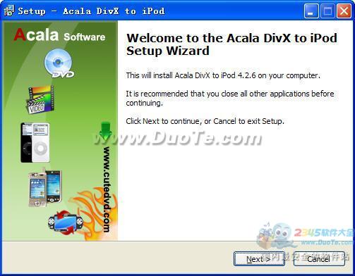 Acala DivX to iPod