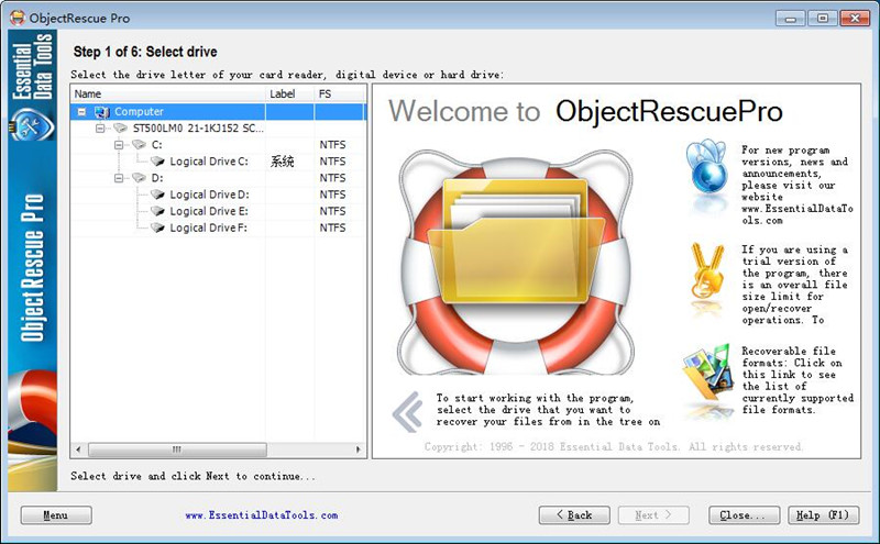Digital ObjectRescue Pro