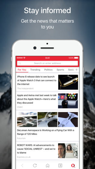 Opera Mini ҳͼ1