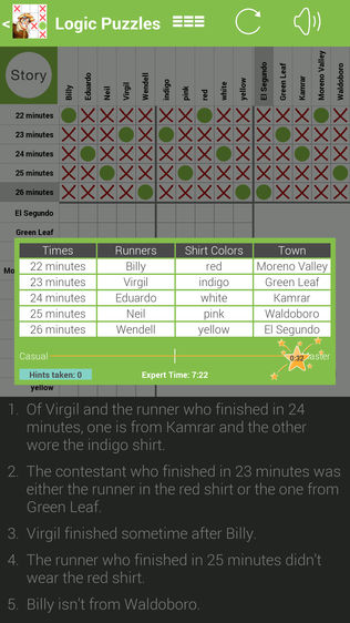 Logic Grid Puzzlesͼ1