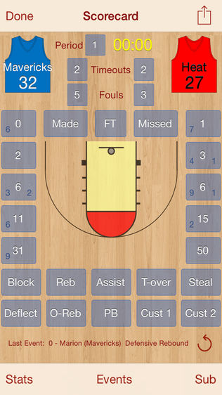 HoopStats Lite Basketball Scoringͼ0