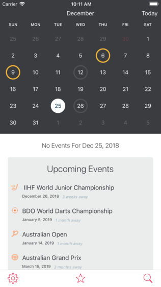 Sports Calendarͼ0