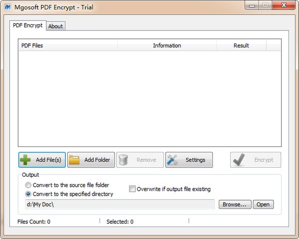 Mgosoft PDF Encrypt(Mgosoft PDF)