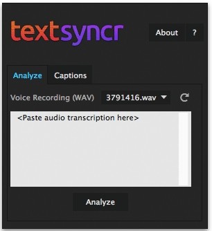 textsyncr(AEĻԶƥƵű)