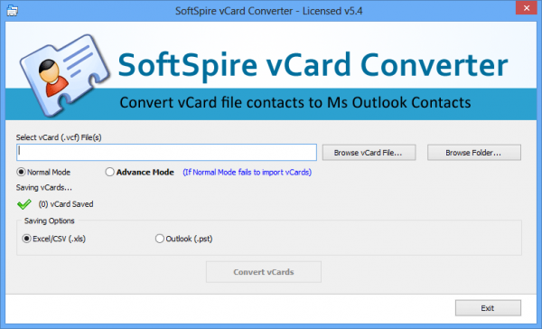 SoftSpire vCard Converter(vCardʽת)