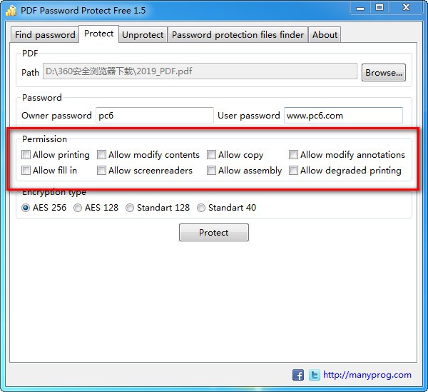 PDF Password Protect Free(PDFļ)