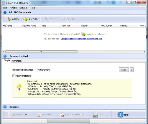 Boxoft pdf Renamer(PDFļ)
