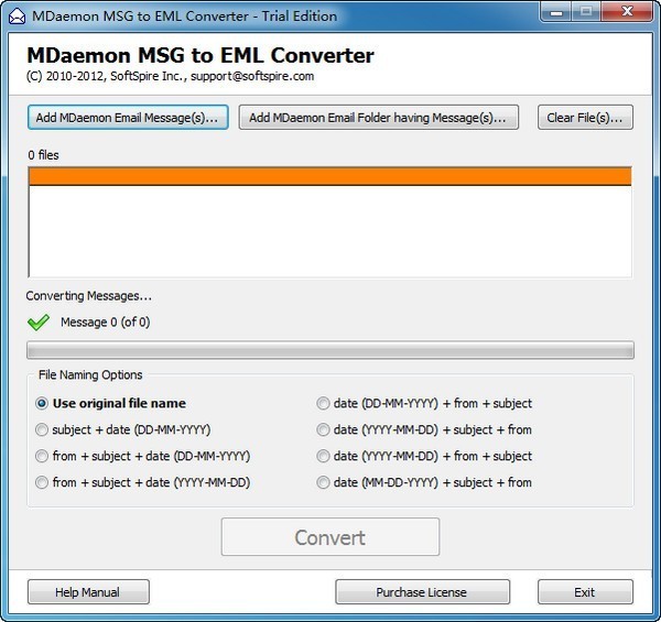 MDaemon MSG to EML Converter(MSGתΪEML)