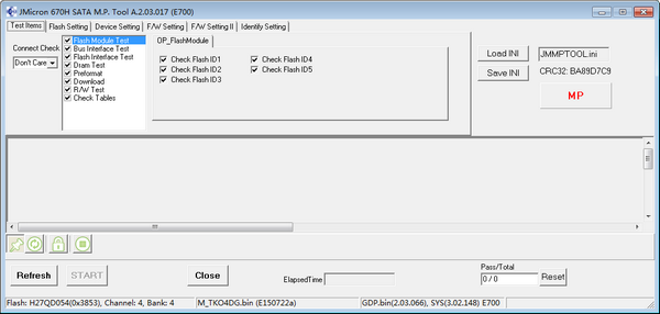 JMF670hؿ(JMicron 670H SATA MP Tool)