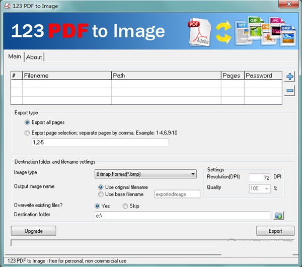 123 PDF to Image(PDFתͼƬ)