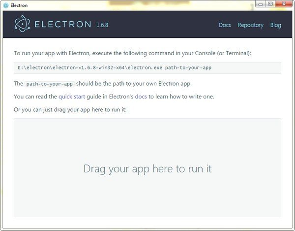 electron(跨平台桌面应用开发工具)