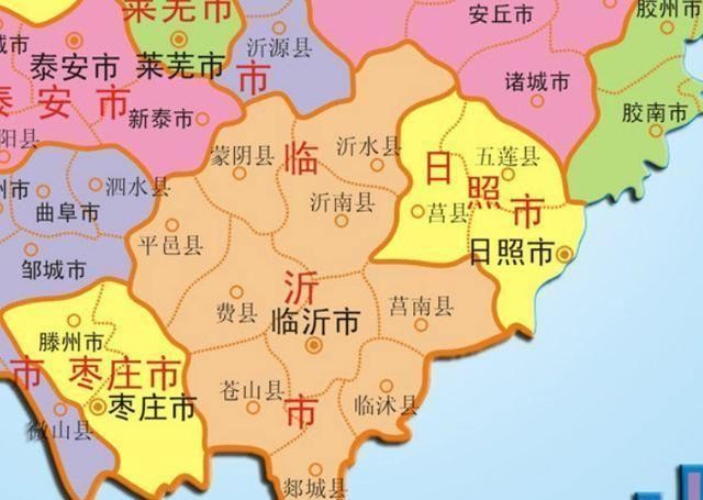 日照各乡镇地图图片