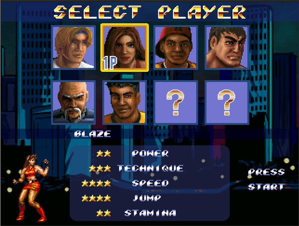 ŭ֮ȭư(Streets of Rage Remake)ͼ