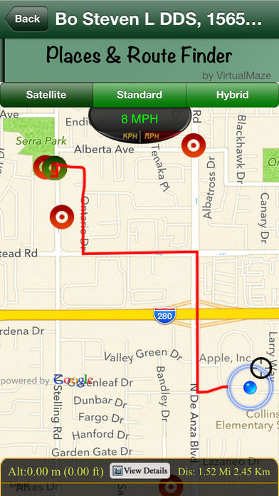 Places & Route Finder