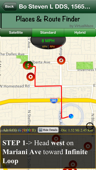 Places & Route Finder