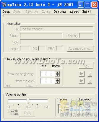 mpTrim(mp3Trim)