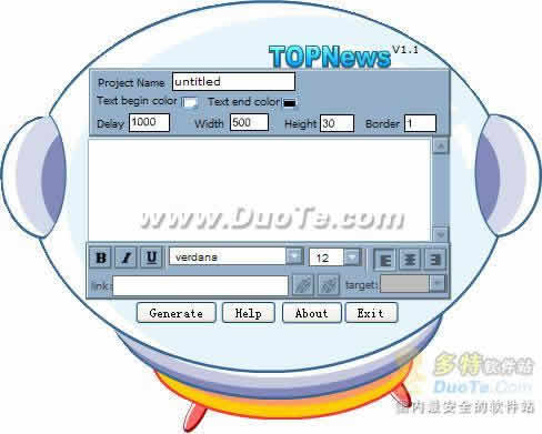 DHTML News Creator