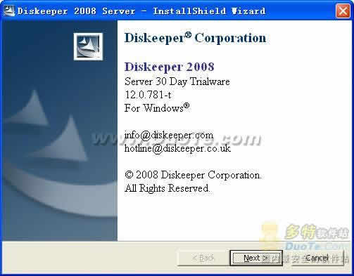 Diskeeper 2008 V12.0.781