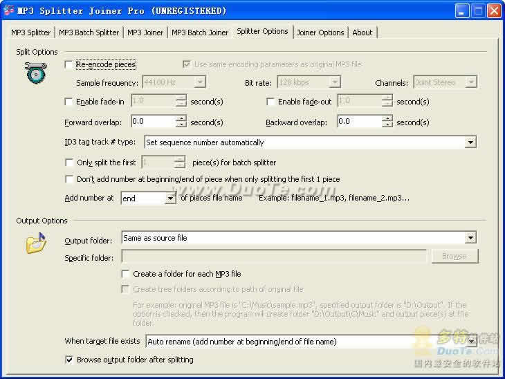HiFi MP3 Splitter Joiner