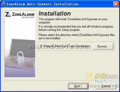 ZoneAlarm Anti-Spyware