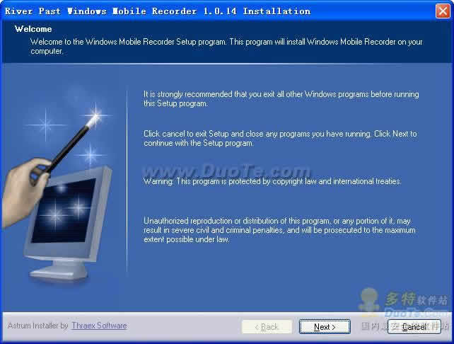 River Past Windows Mobile Recorder