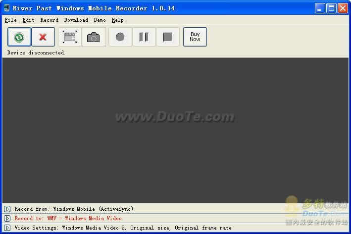 River Past Windows Mobile Recorder