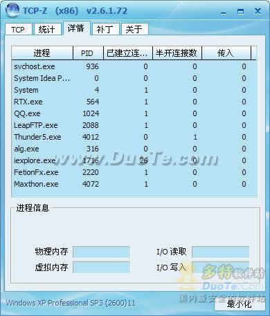 TCP-Z