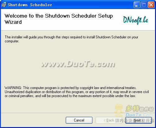 Shutdown Scheduler