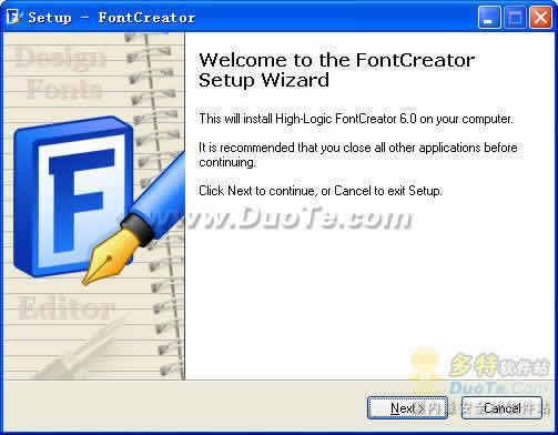 The Font Creator Program V6.0.1