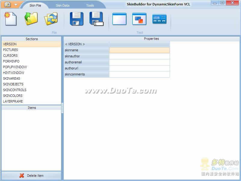 DynamicSkinForm VCL for CB 6