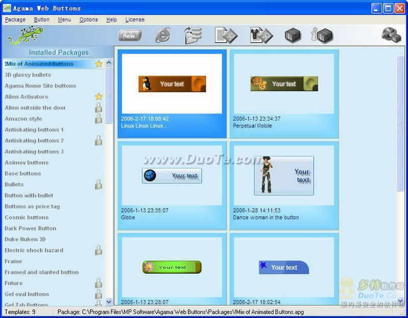 MP Software Agama Web Menus Pro
