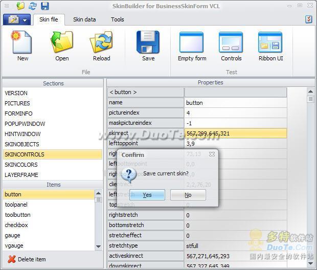 BusinessSkinForm VCL for D2009