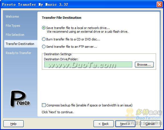 Presto Transfer My Music
