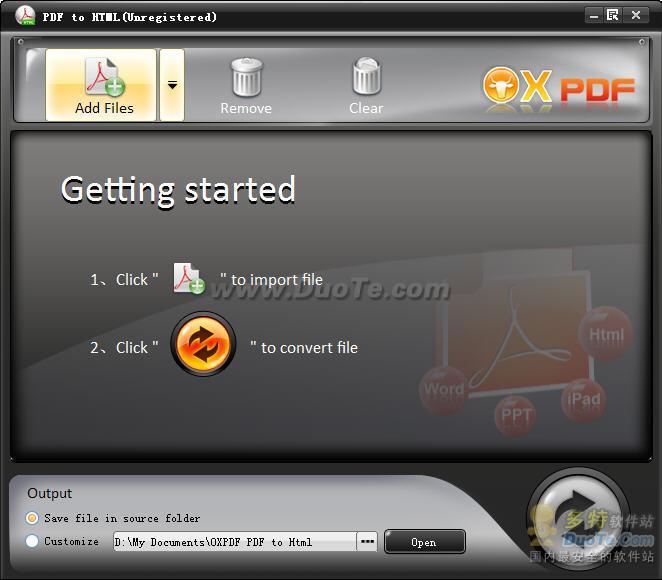 OX PDF to HTML Converter
