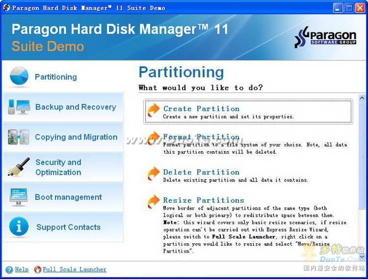 Paragon Hard Disk Manager Pro