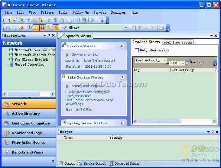 Network Event Viewer