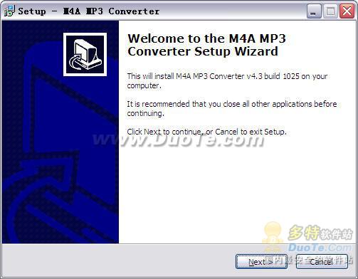 M4A MP3 Converter