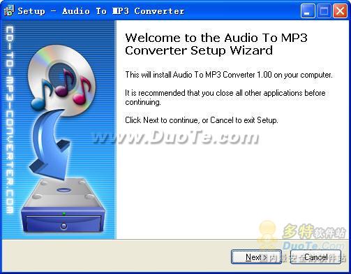 Audio To MP3 Converter