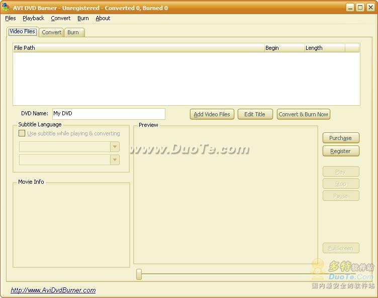 AVI DVD Burner