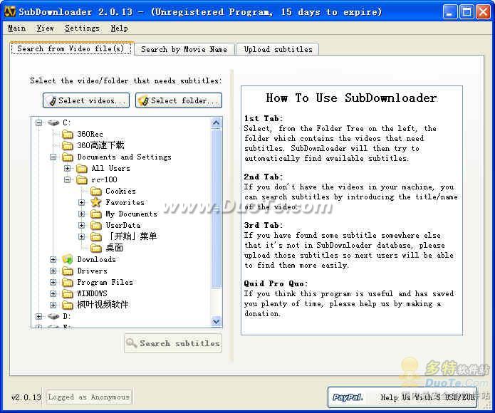 SubDownloader