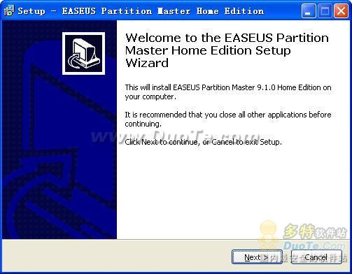 EASEUS Partition Manager Home Edition V9.1.0