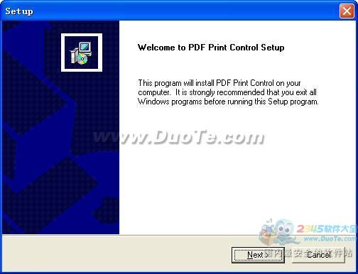 PDF Print Control